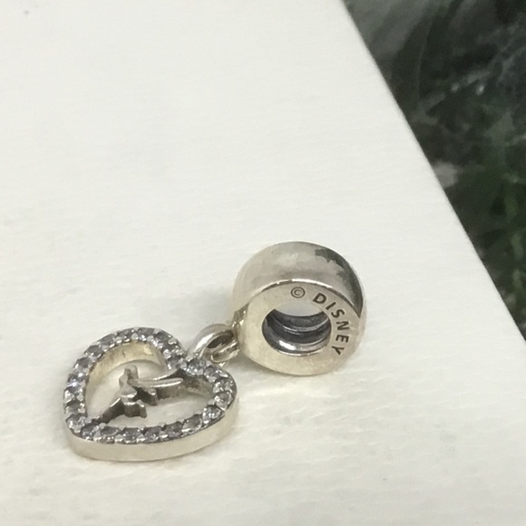 Pandora Disney I Love Tinker CZ Heart Charm - Picture 4 of 4